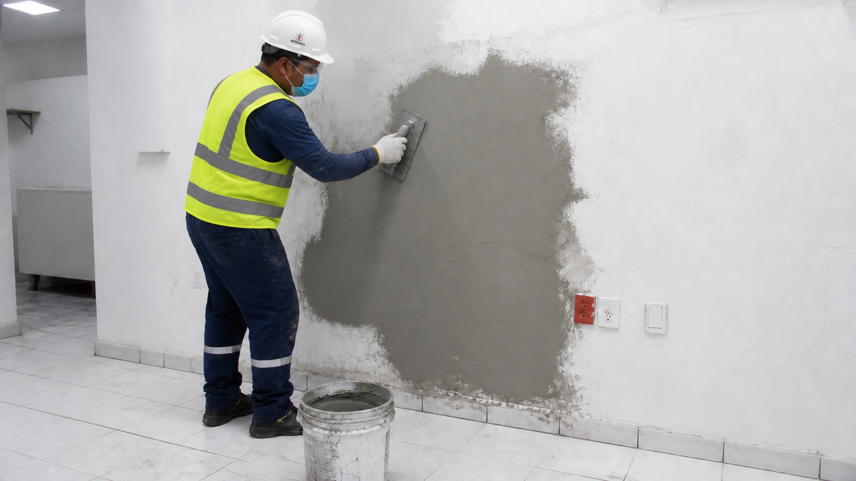 Equipo realizando trabajos de remodelación y obra civil